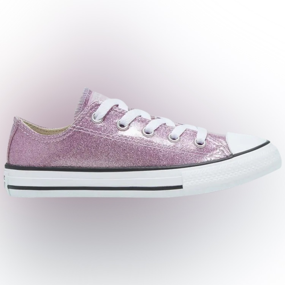 Converse All Stars Glitter Pink Size 4 Juniors US